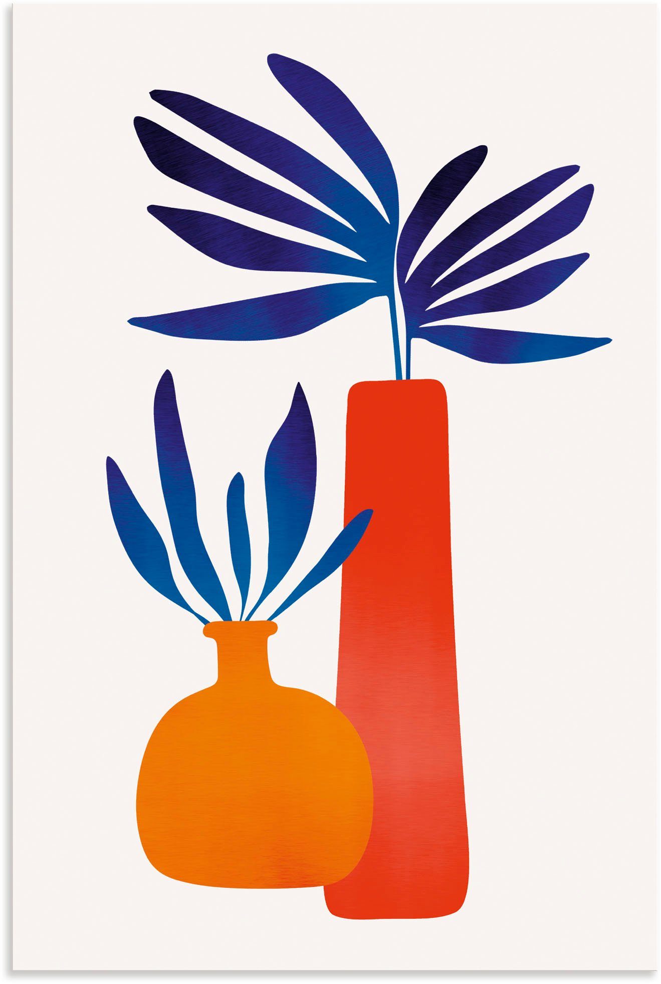 Artland Wandbild Märchenpflanze, Vasen & Töpfe (1 St), als Alubild, Leinwandbild, Wandaufkleber oder Poster in versch. Größen