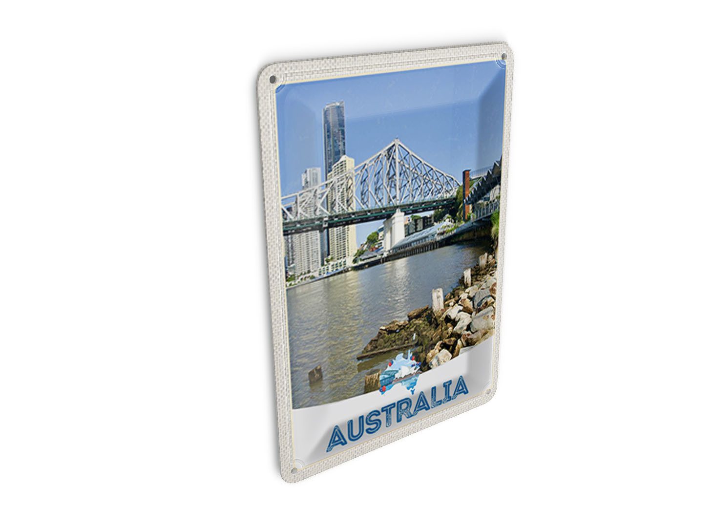 Femer GmbH Postkarte Reise 10x14cm Australien Innenstadt Hochhaus, unfrankiert