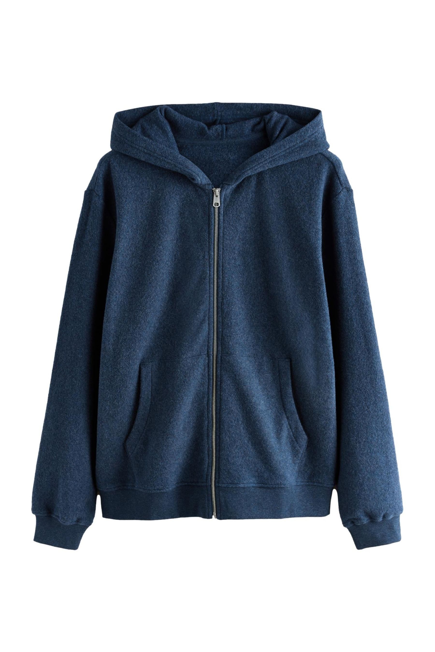 Kapuzenfleecejacke Fleece Kapuzenjacke mit Reißverschluss