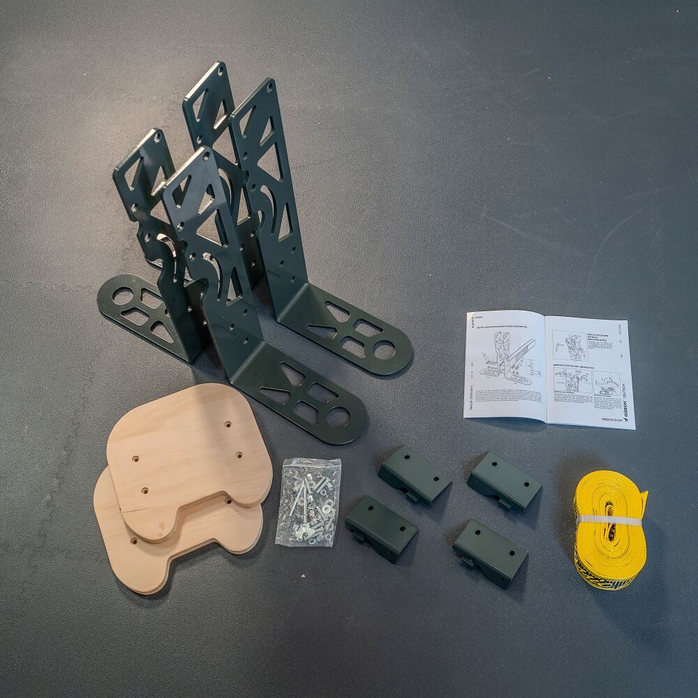 Gibbon Slackline Erhöhung für Slackrack XL Upgrade, Erweitert Slackracks in der Höhe
