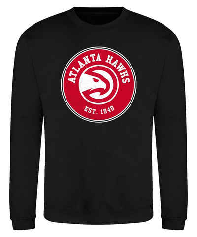 Quattro Formatee Sweatshirt Atlanta Hawks - Basketball NBA Team Basketballer Trikot Fans Пуловери (1-tlg)