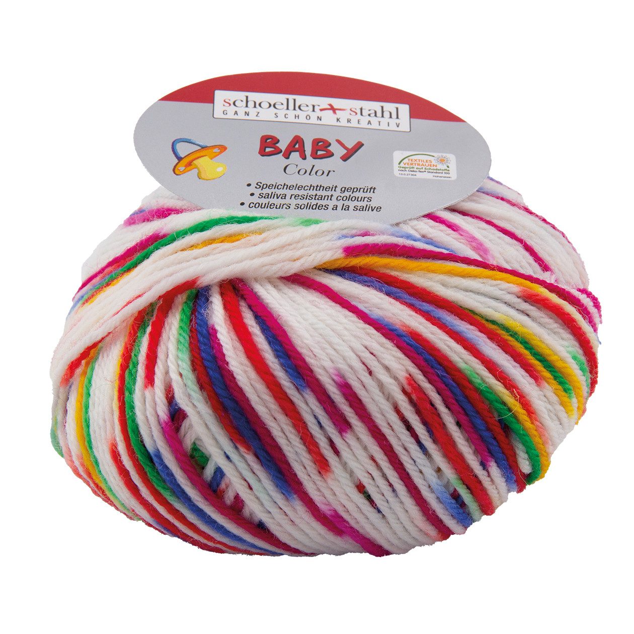 Schoeller + Stahl Baby Merino Color Effektgarn, 95 m, Wolle wirkt temperaturausgleichend