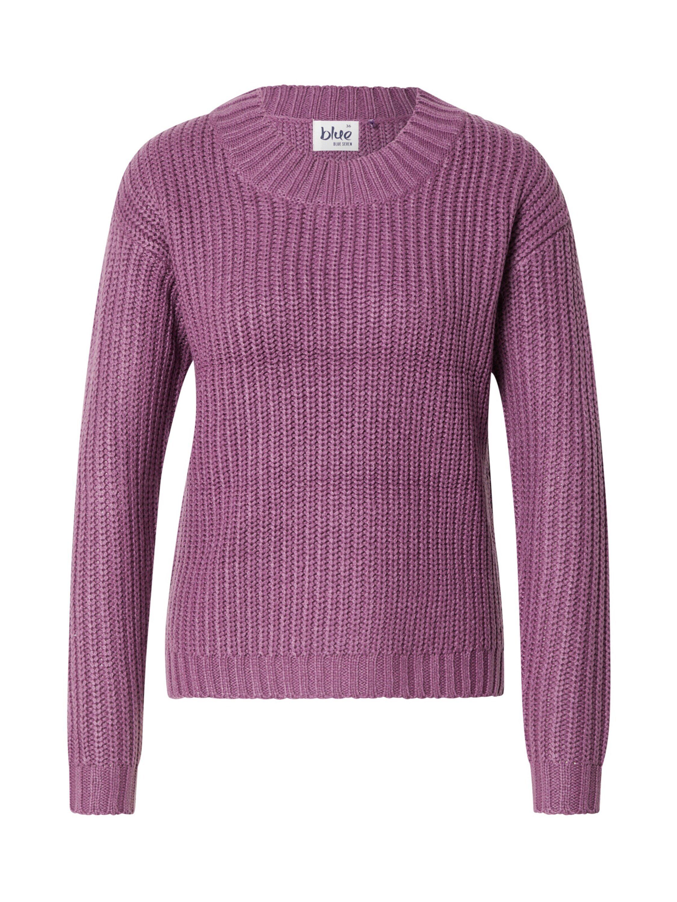 Blue Seven Damen Strickpullover – Kuscheliger Winterpulli Mit Zopfmuster & Stehkragen