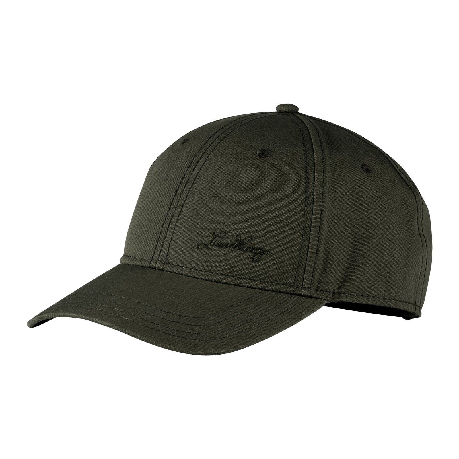 Lundhags Baseball Cap Base II Cap mit gesticktem Marken-Schriftzug olive
