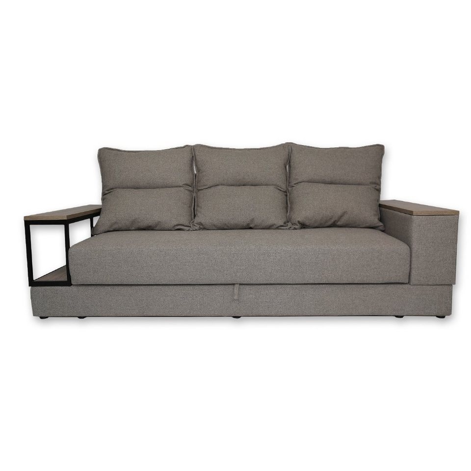 VitaliSpa® Schlafsofa »Schlafcouch Boxspringsofa Garret Schlaffunktion Bettkasten«