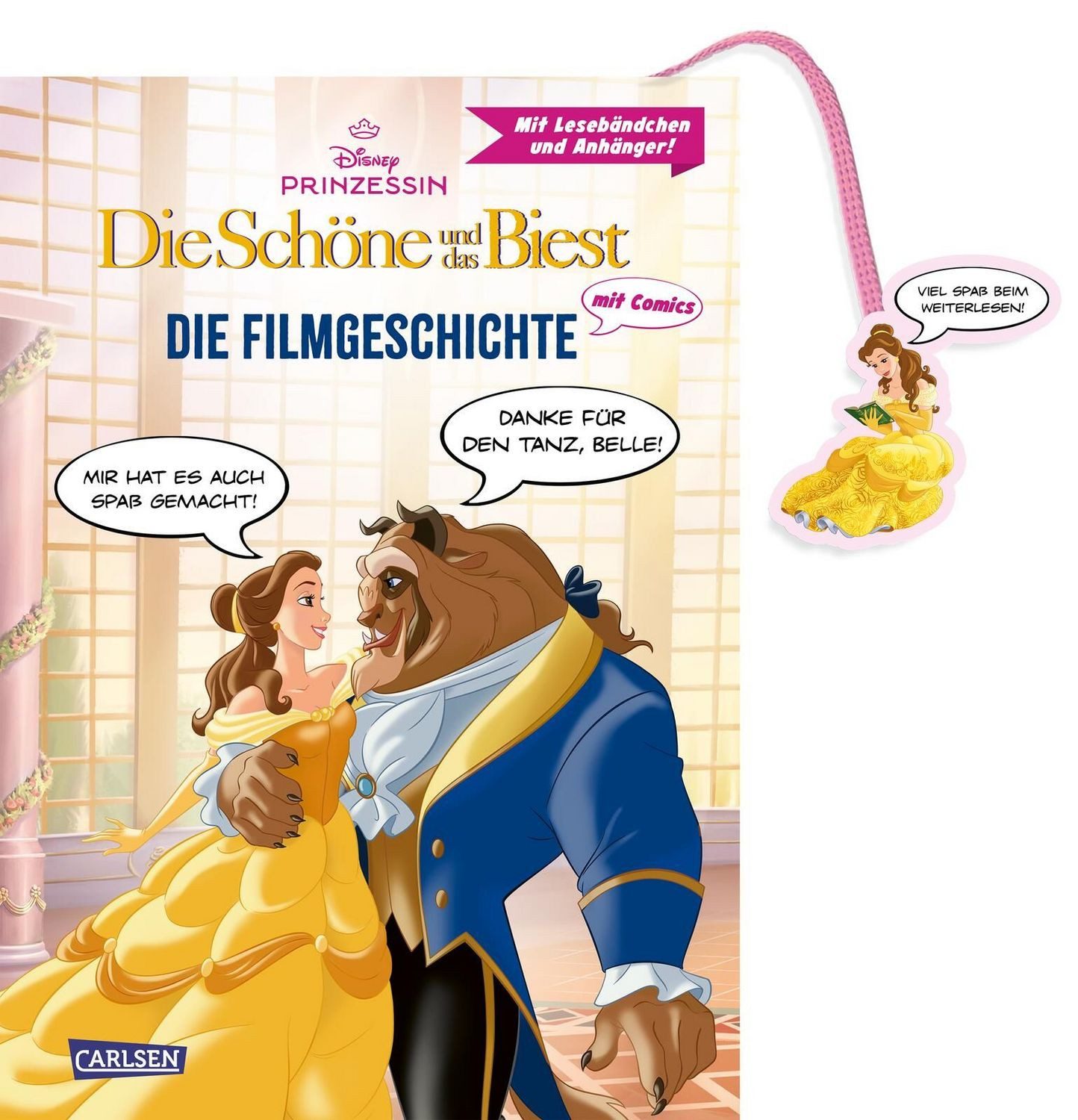 Disney: Die Schöne und das Biest - Die Filmgeschichte mit Comics / Walt Disney, Die Geschichte zum Filmklassiker mit ""Belle"" mit Comic-Elementen und Lesezeichen