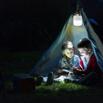 OULENBIYAR LED Laterne LED Campinglampe, Wiederaufladbare Suchscheinwerfer tragbar mit Haken, LED fest integriert, kaltweiß, Notfallleuchte für Stromausfällen, Wandern, Camping, Notfall usw