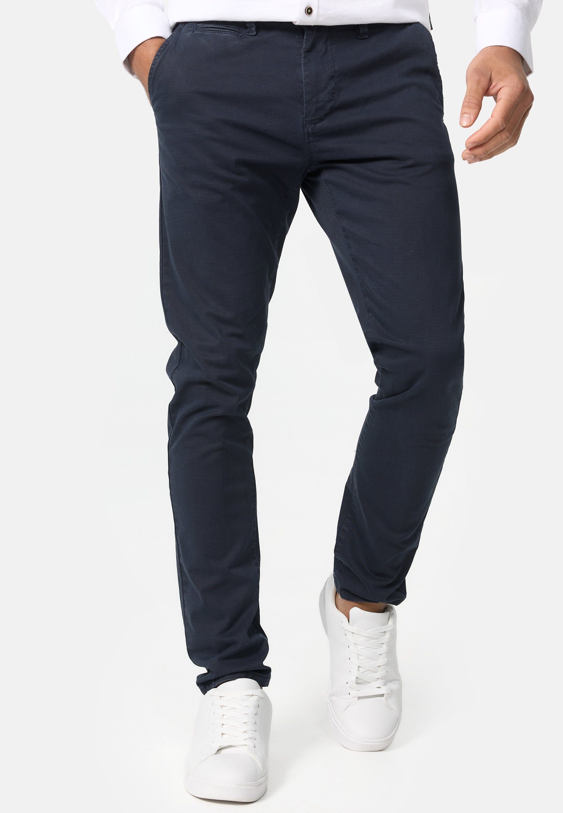 Indicode Chinohose Eary Navy