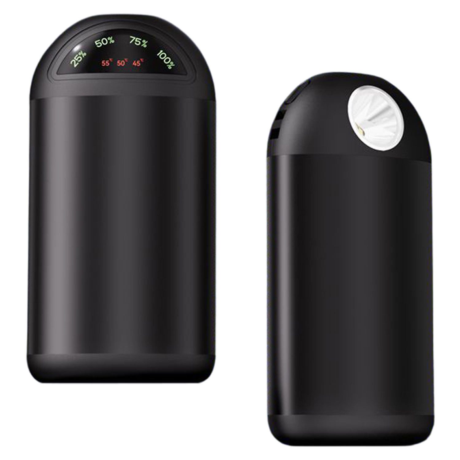 Refttenw Handwärmer Wiederaufladbar Handwärmer,5000mAh,Mit Beleuchtung,3 Temperaturen