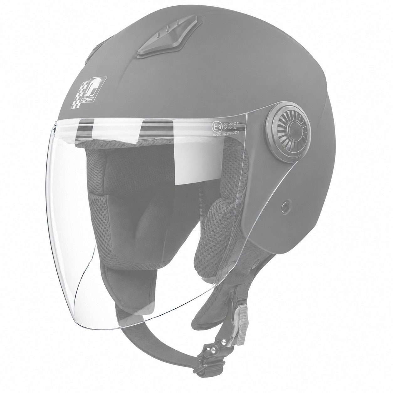 RÖMER HELME Helmvisier Ersatz für Römer RR10801 klar, getönt oder silber verspiegelt
