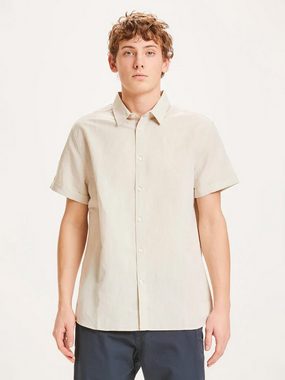 KnowledgeCotton Apparel Kurzarmhemd LARCH SS linen custom fit shirt