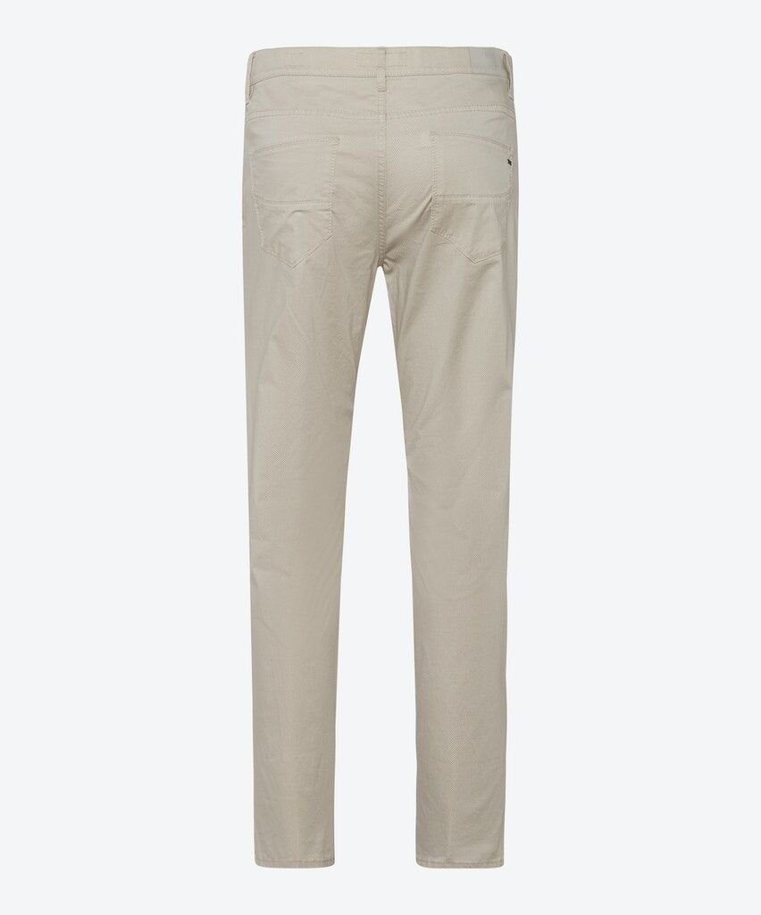 Brax 5-Pocket-Jeans Cadiz beige mit U Five-Pocket-Taschen