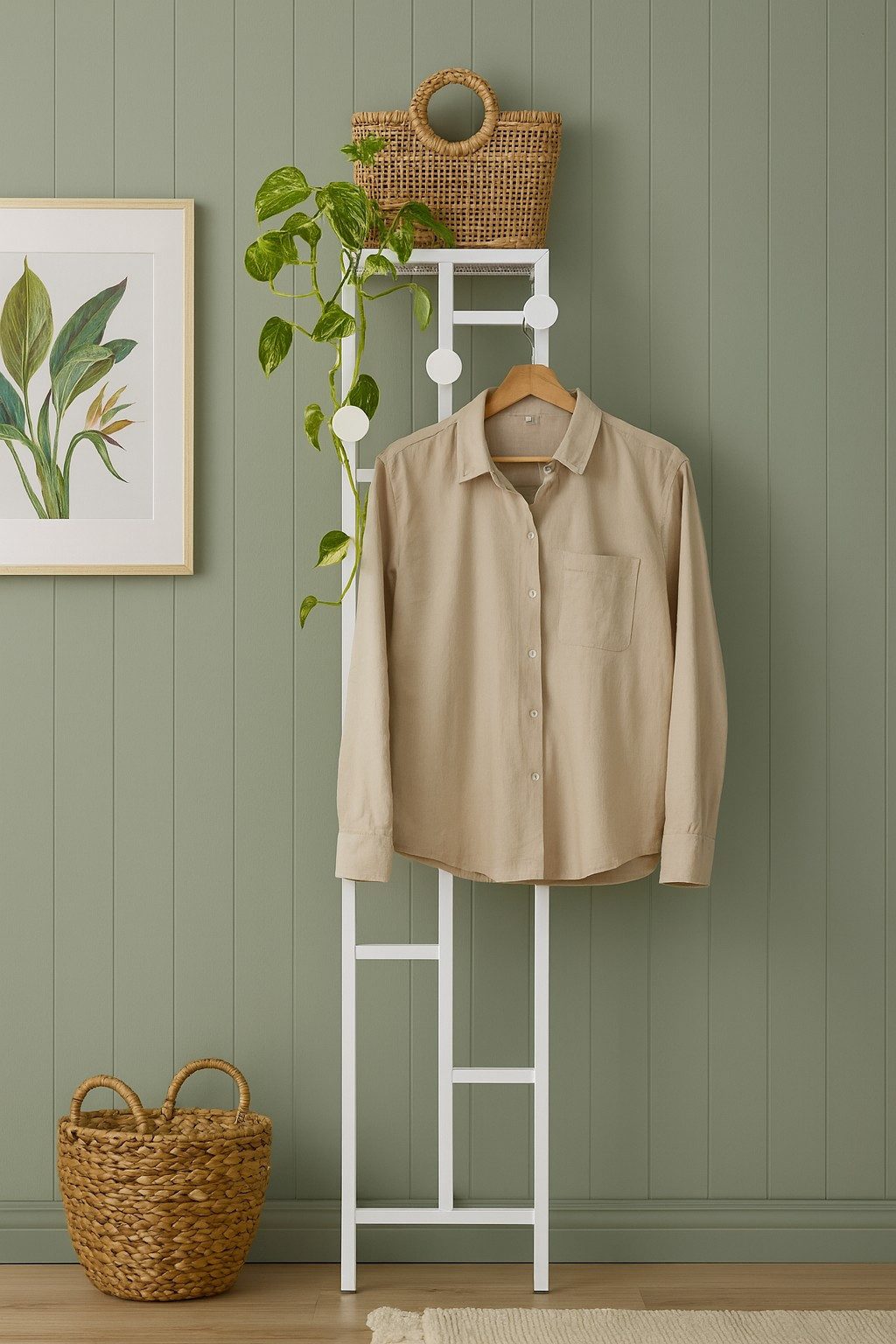 moebel-direkt-online Wandgarderobe Gerlinde (1 St), mit Kleiderstange günstig online kaufen