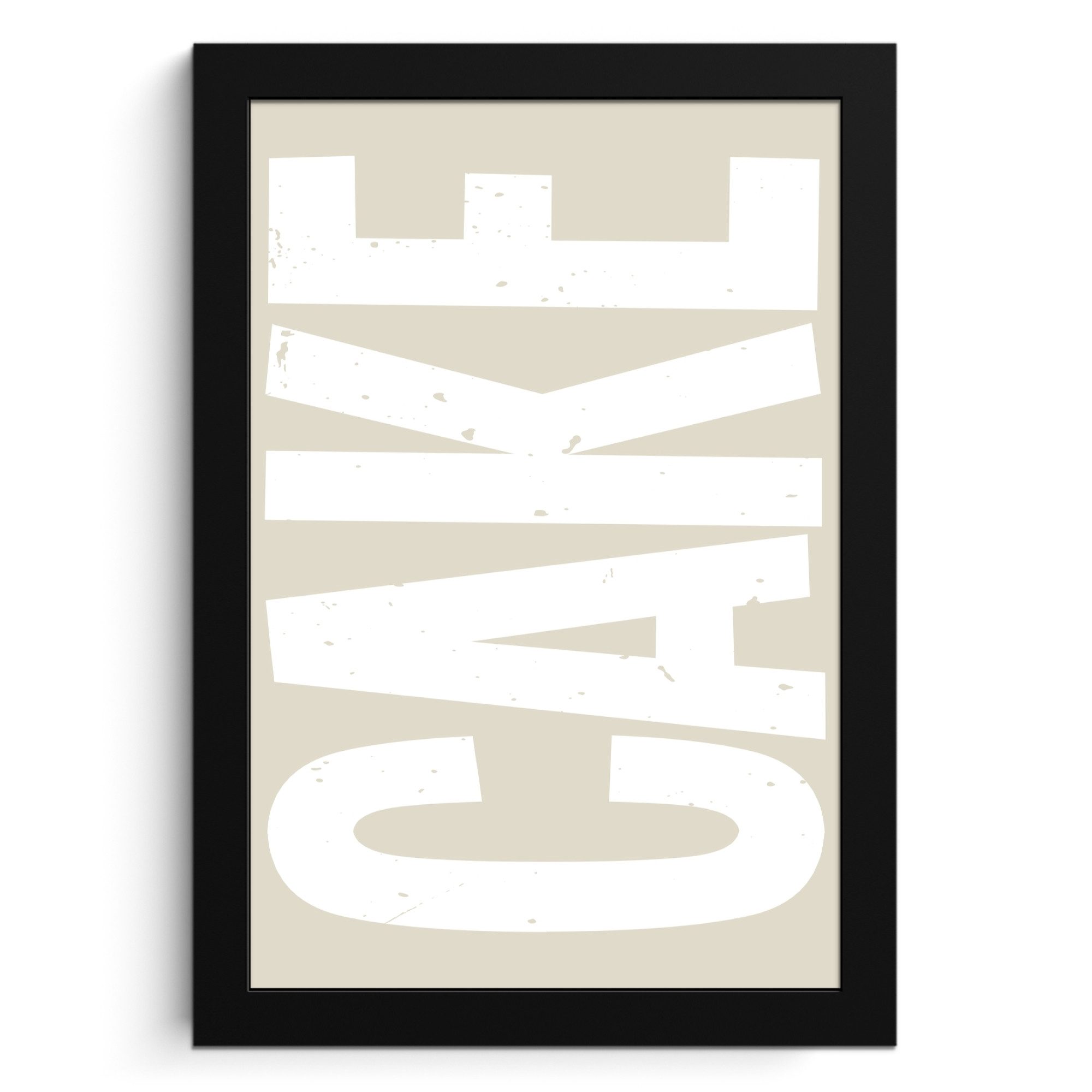 MuchoWow Poster Torte - Wort - günstig online kaufen