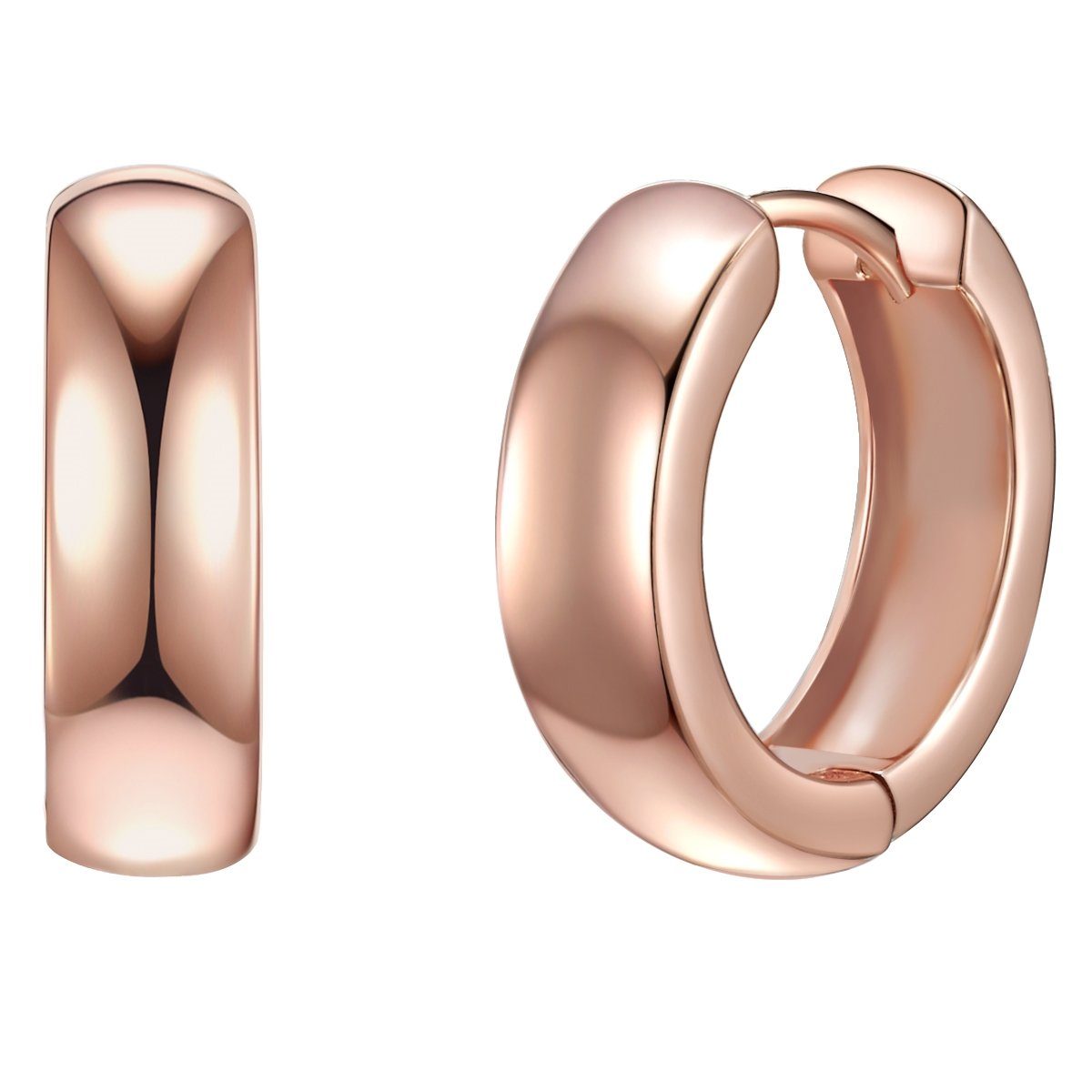 Rafaela Donata Paar Creolen roségold, in Sterling Silber günstig online kaufen