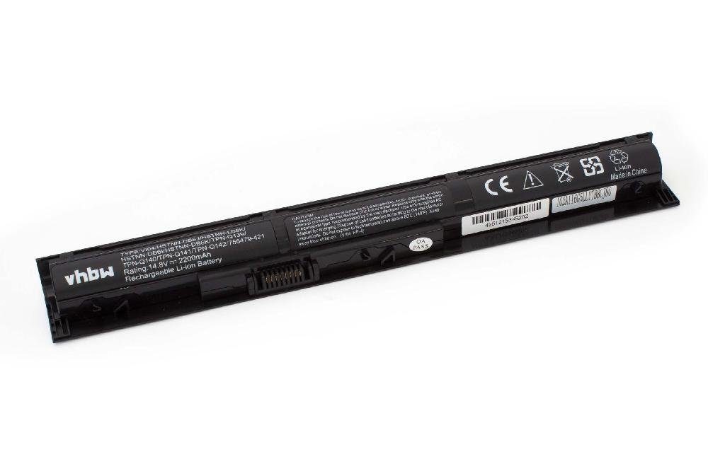 vhbw passend für HP Pavilion 15-P003NE, 15-P004AX, 15-P004TX, 15-P005NG, Laptop-Akku 2200 mAh