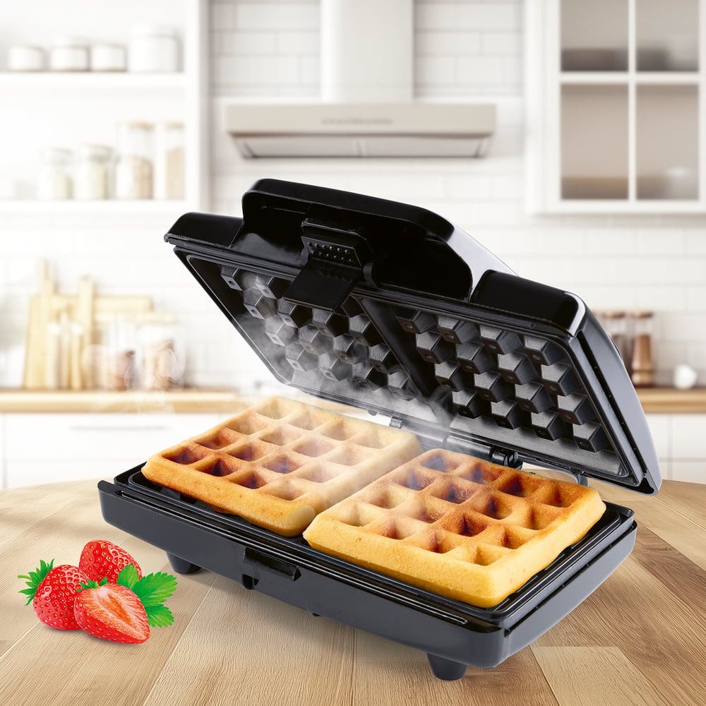 GOURMETmaxx Waffeleisen GOURMETmaxx Waffeleisen für 2 Belgische Waffeln, 750 W