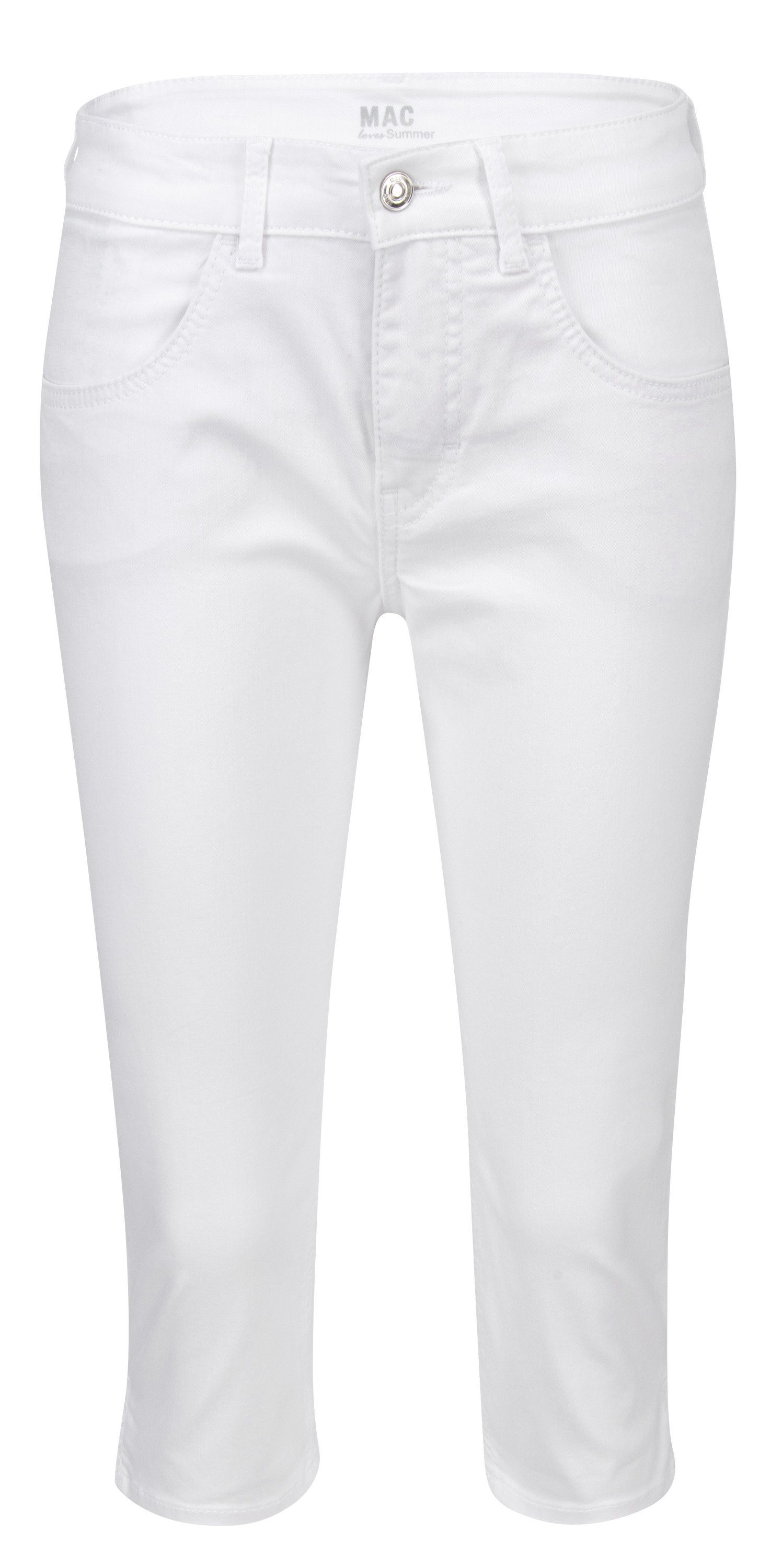 D010 MAC CAPRI white 5917-90-0394 Stretch-Jeans denim MAC