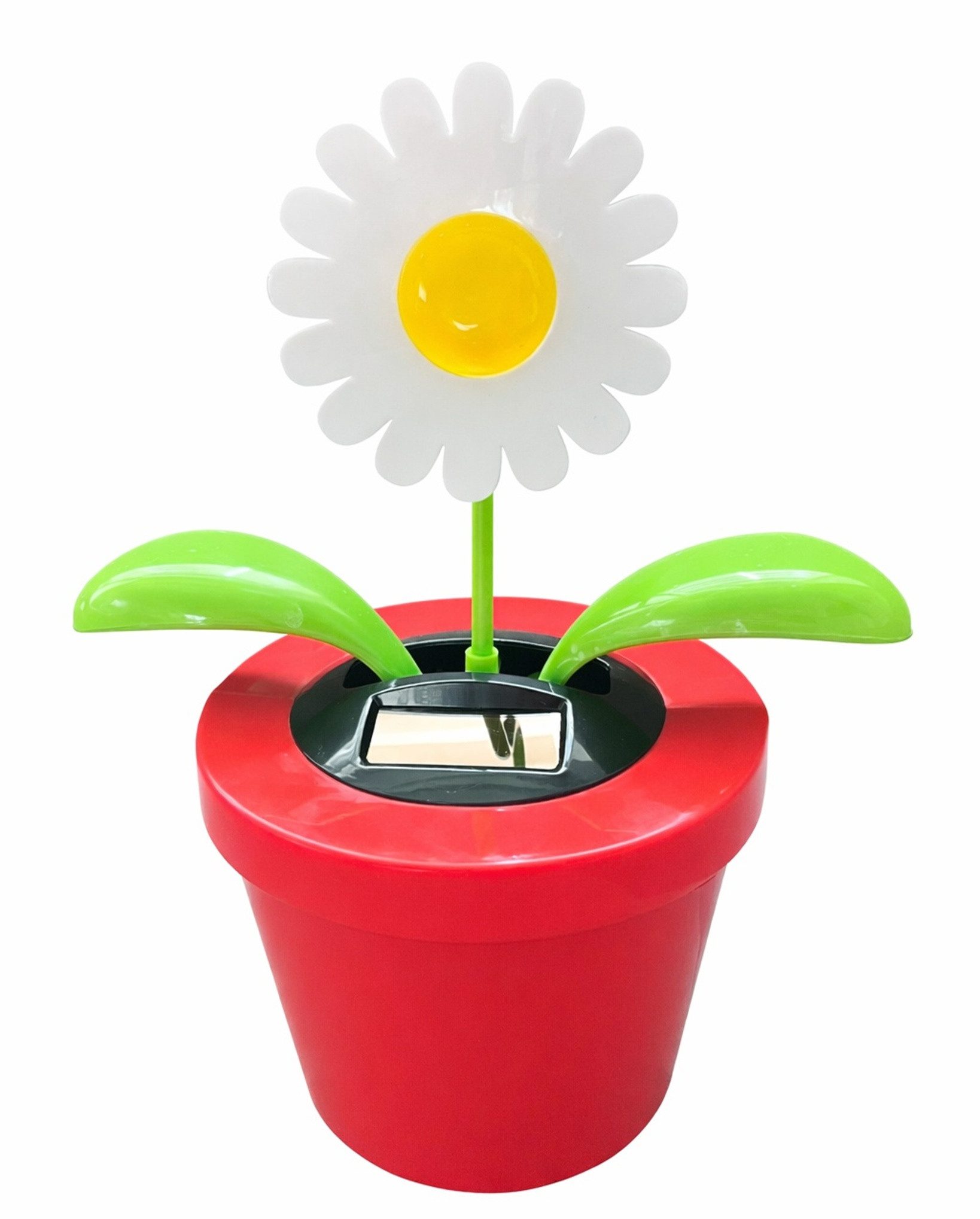 Ebaxx Dekofigur XXL 28 cm Wackelblume Wackelfigur Solar Blume Deko groß