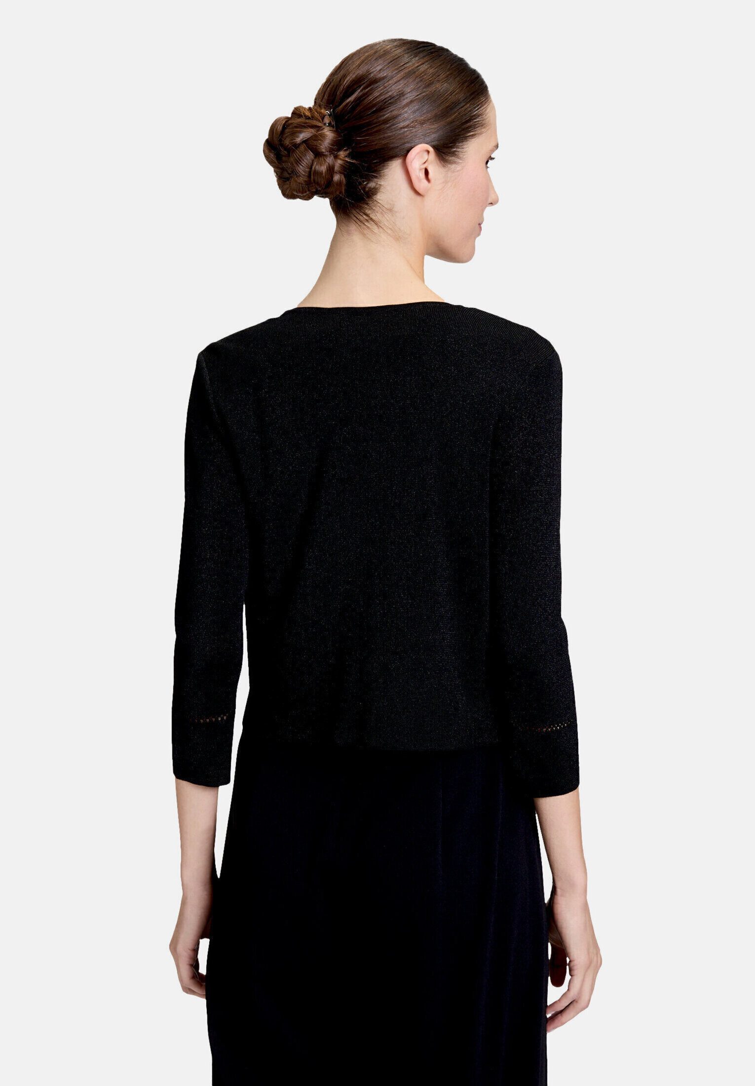 Vera Mont Strickjacke Damen ohne Verschluss (1-tlg) Glitzer