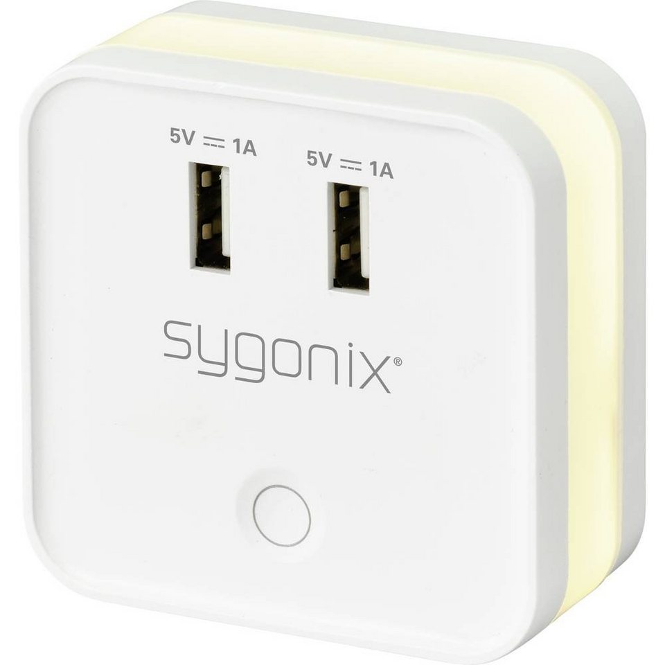 Sygonix Nachtlicht LED NACHTLICHT INKL. USB, Mit USB-Anschluss, Mit Schalter