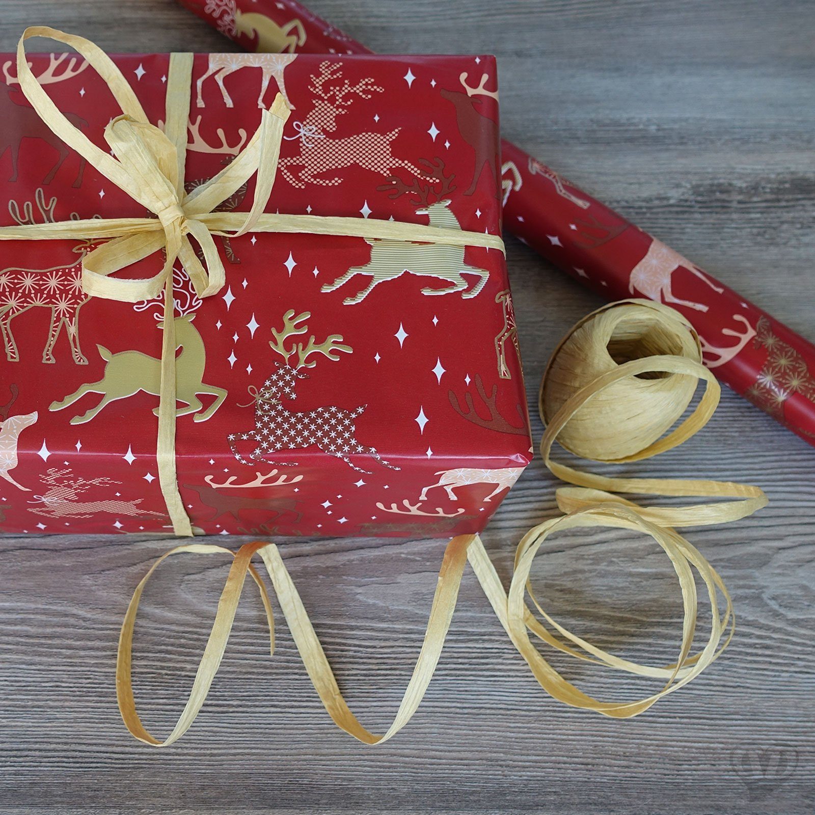 Raffia pastellrosa 30m Geschenkband Geschenkband, maDDma