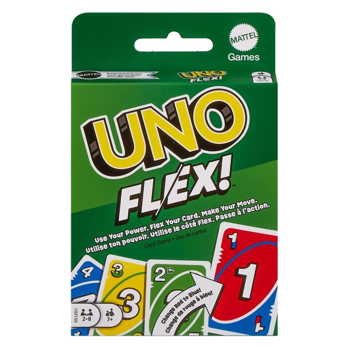 Mattel® Spiel Mattel HMY99 - Mattel Games - UNO Kartenspiel, Flex!