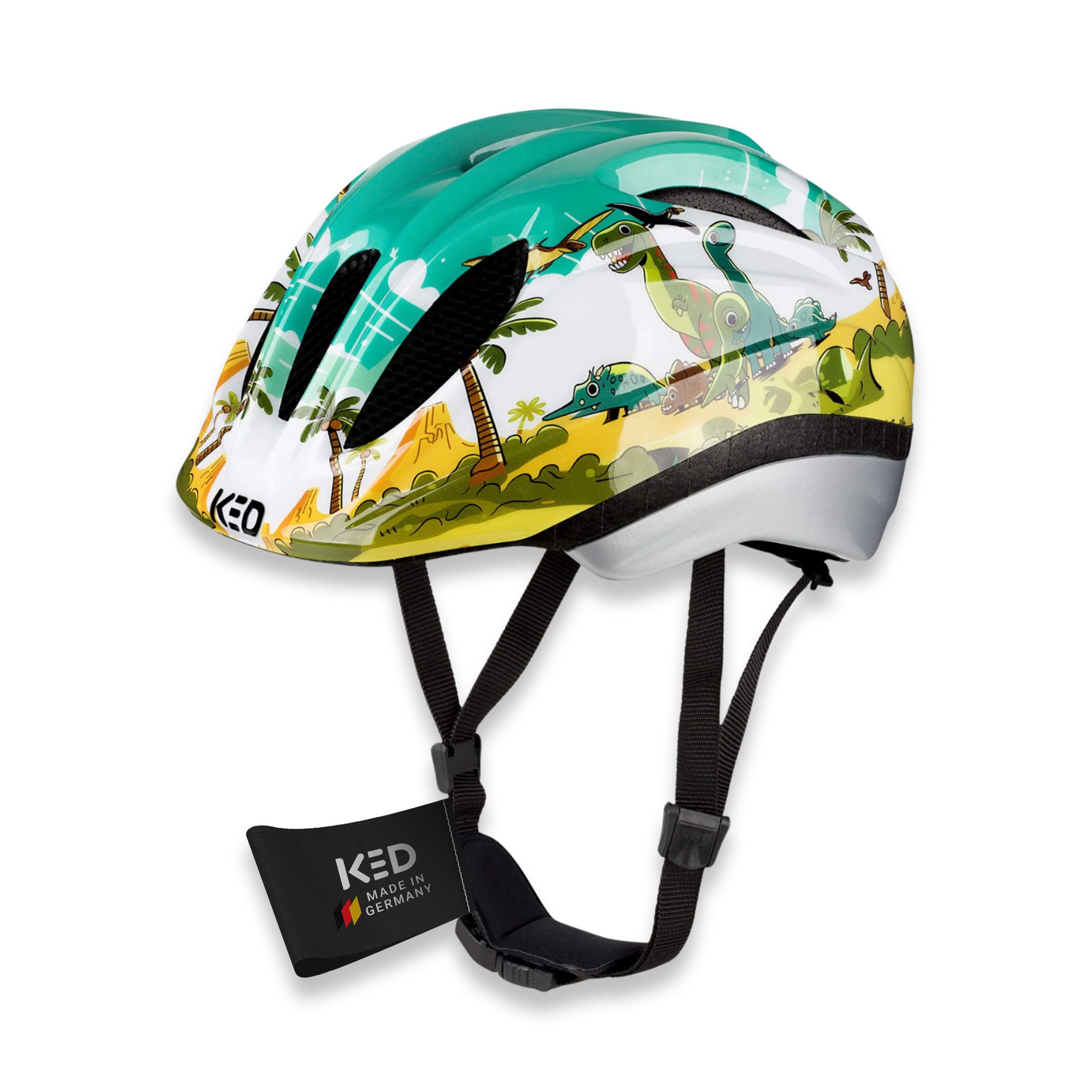 KED Fahrradhelm Meggy II Trend Kinderhelm, LED Rücklicht, MaxShell Technologie Und Präzise Größenverstellung