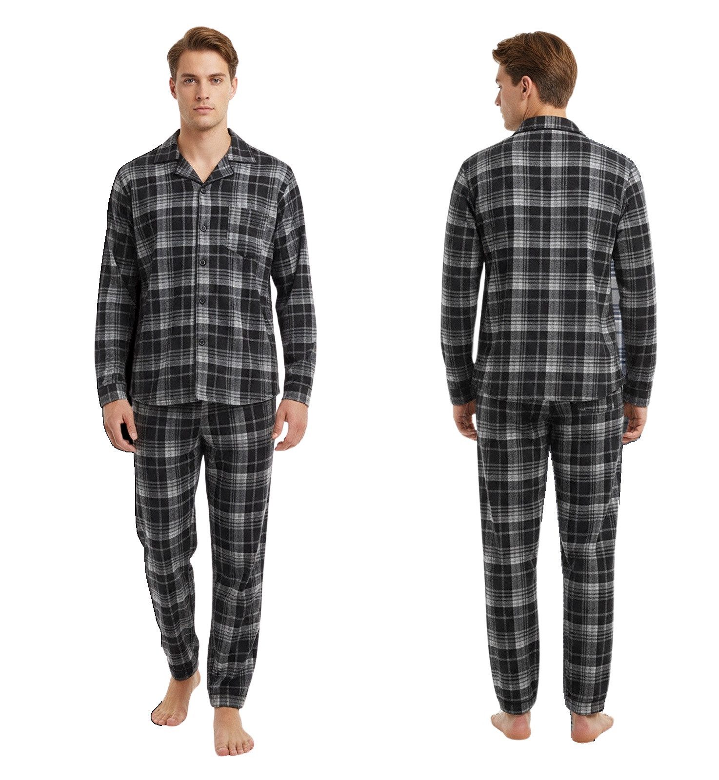 Holland Underwear Pyjama GIANVAGLIA Basic Herren Pyjama Schlafanzug 2502 Fa günstig online kaufen