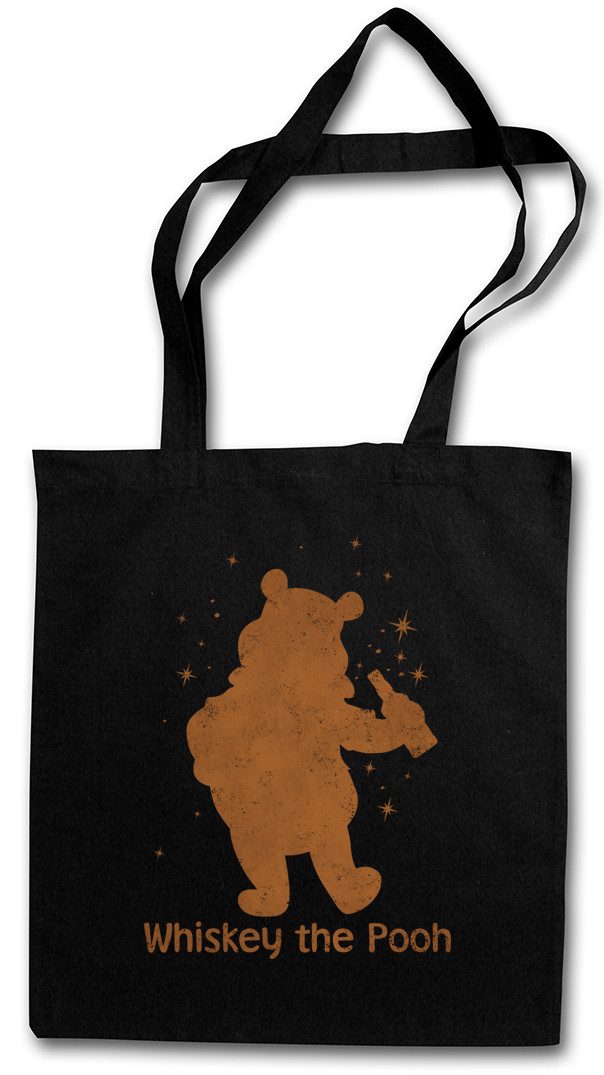 Beuteltasche Whiskey the Pooh Stofftasche Costume Karneval Kostüm Alkohol Carnival