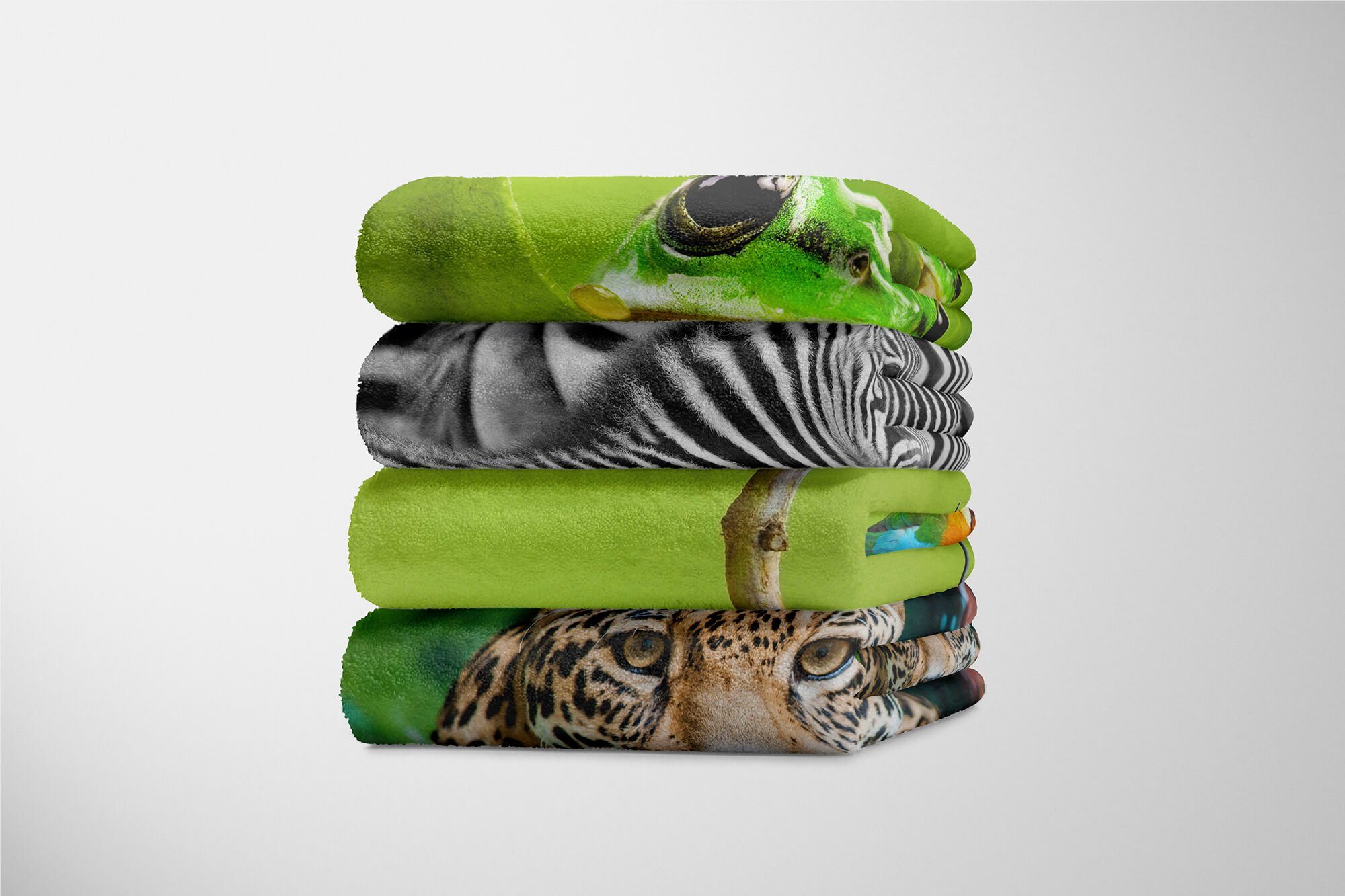 Tiermotiv Handtücher klein, mit Handtuch Sinus Prachtfinken Strandhandtuch Handtuch Art Kuscheldecke Saunatuch Baumwolle-Polyester-Mix (1-St),
