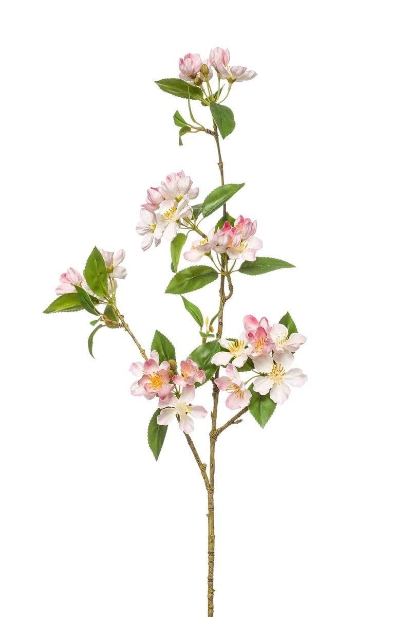 Kunstzweig Deko Zweig Zierkirsche RETLOZ mit Blüten, Hellrosa, 90cm Zierkirsche, artplants, Höhe 90.0 cm