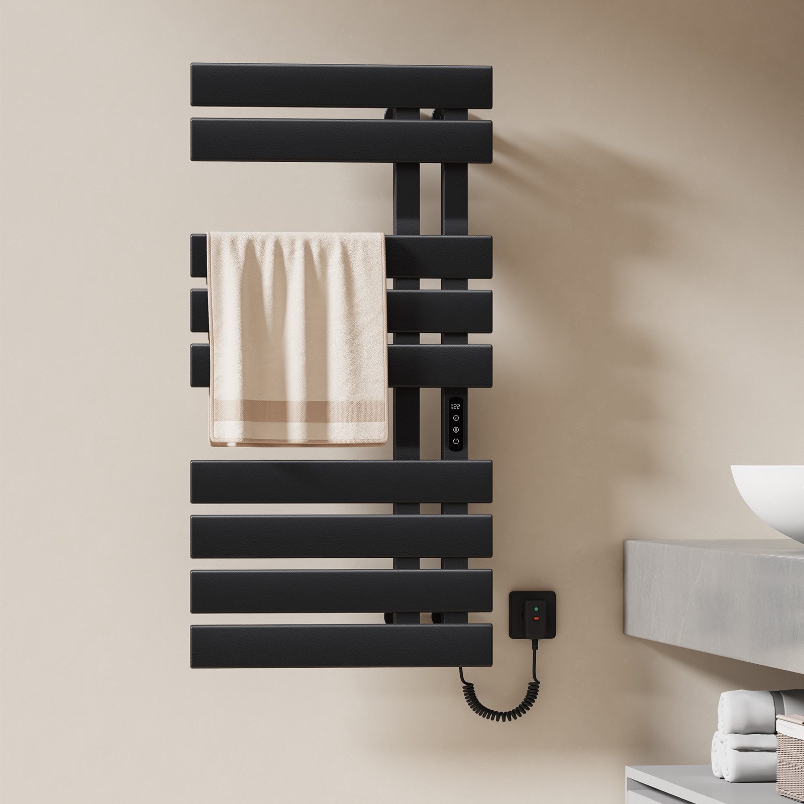 EMKE Elektrischer Badheizkörper mit Smart Thermostat WiFi/APP-Steuerung Tim günstig online kaufen