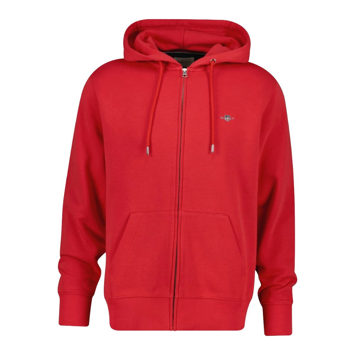 Gant Kapuzenstrickjacke 2007059 Herren Sweatjacke Regular Fit Full Zip Sweat Kapuzenstrickjacke