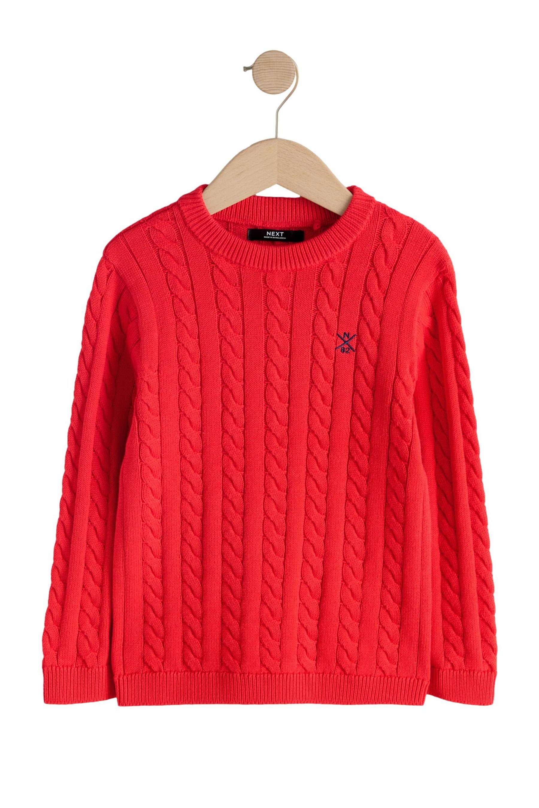 Rundhalspullover Pullover mit Zopfstrickmuster und Rundhals