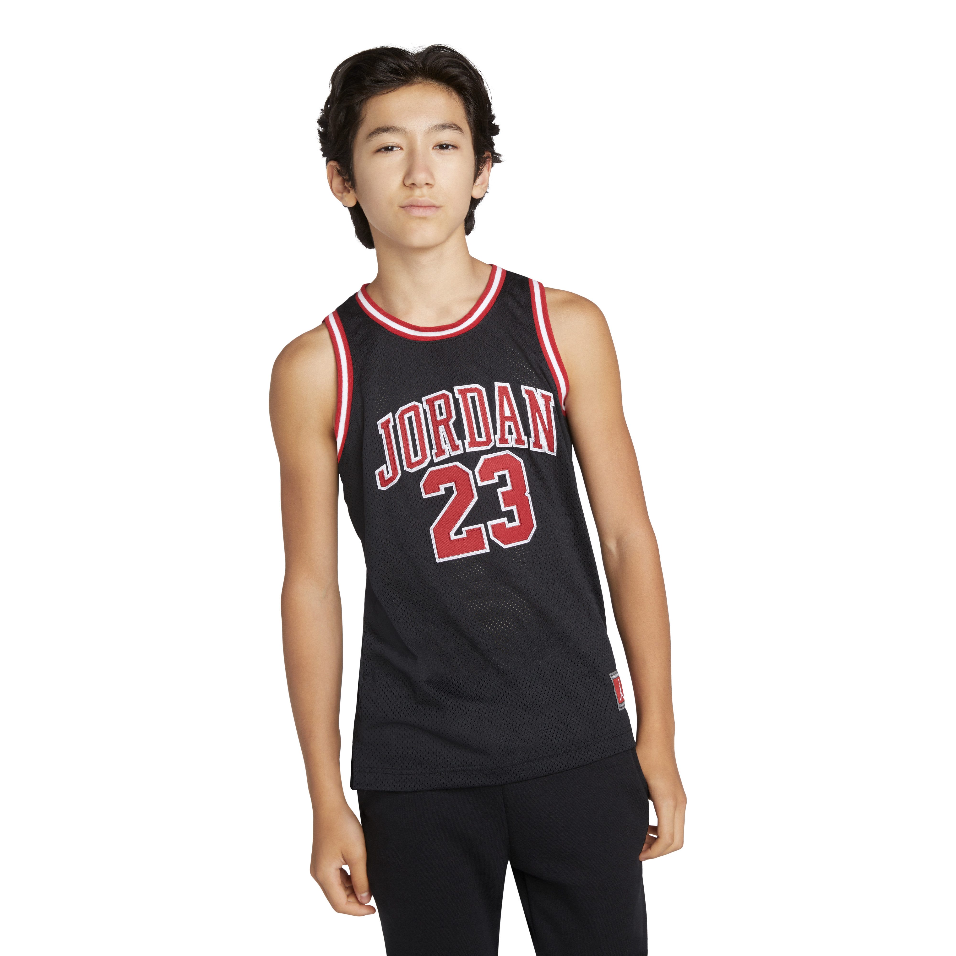 Jordan Tanktop JDN JORDAN 23 JERSEY für Jungs für Kinder und Jugendliche, mit Mesh-Gewebe, atmungsaktiv