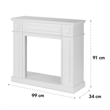 Klarstein Kaminumbauschrank Lausanne Frame Kamingehäuse MDF klassisches Design (Set)