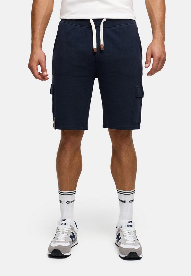 INDICODE Sweatshorts Herren White Rock Sweat Shorts Herrenshorts aus 100 % Baumwolle
