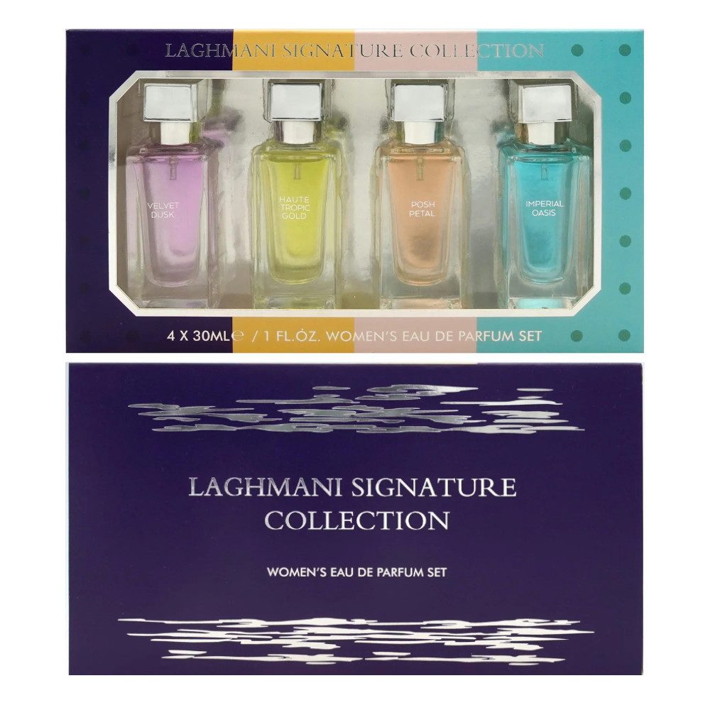 Fine Perfumery London Eau de Parfum Laghmani Signature Collection Damendüfte EDP 4×30 ml Geschenkset, 4-tlg.