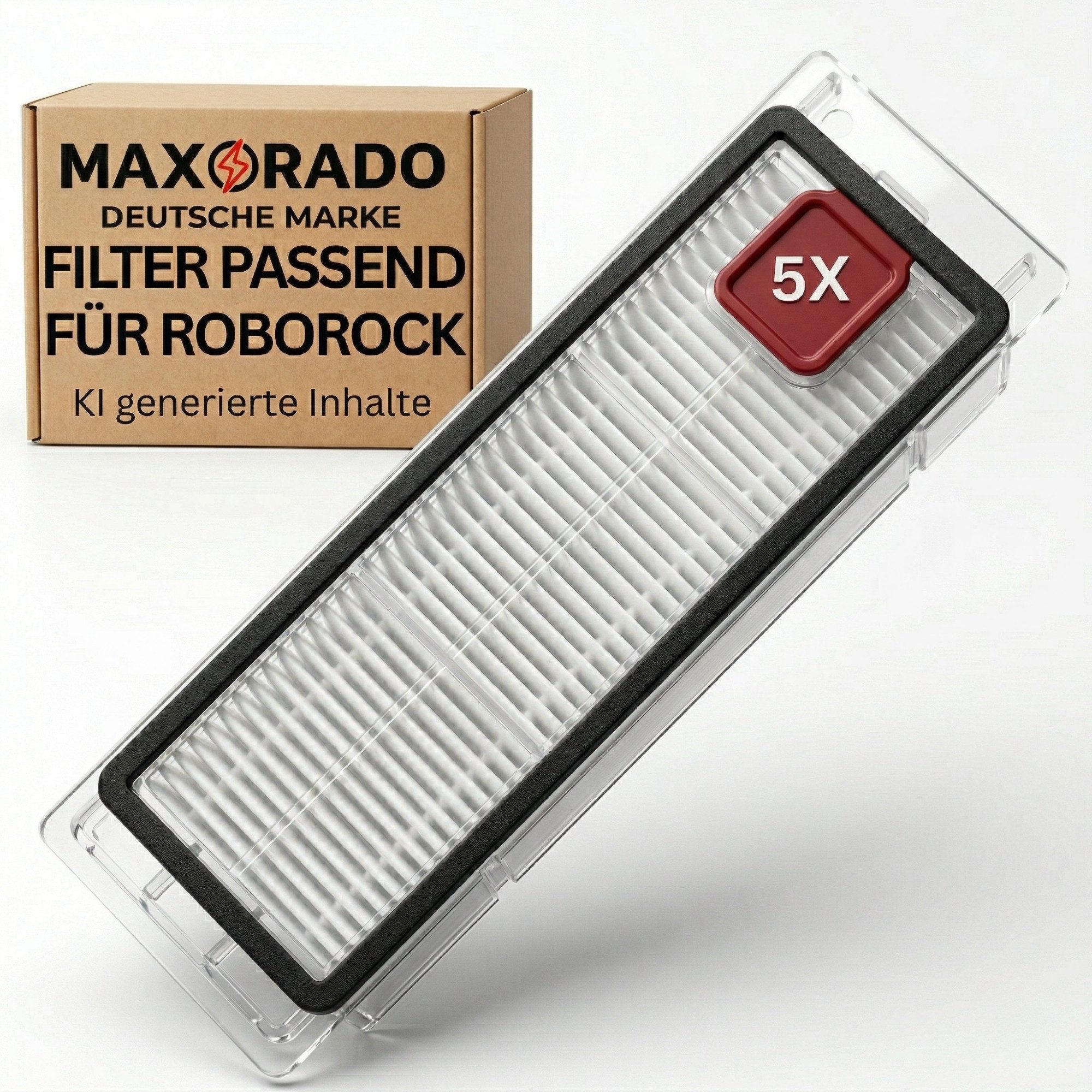 Maxorado Filter-Set Zubehör Filter passend für Roborock S4 S5 MAX S6 E3 E4 E5 Q5 Xiaomi C1, Zubehör für E202-00 E252-00 E53 E552 S402 S502 S602 S6P02, S6V52 Q5P02-00 SDLW04RR 8.02.0072