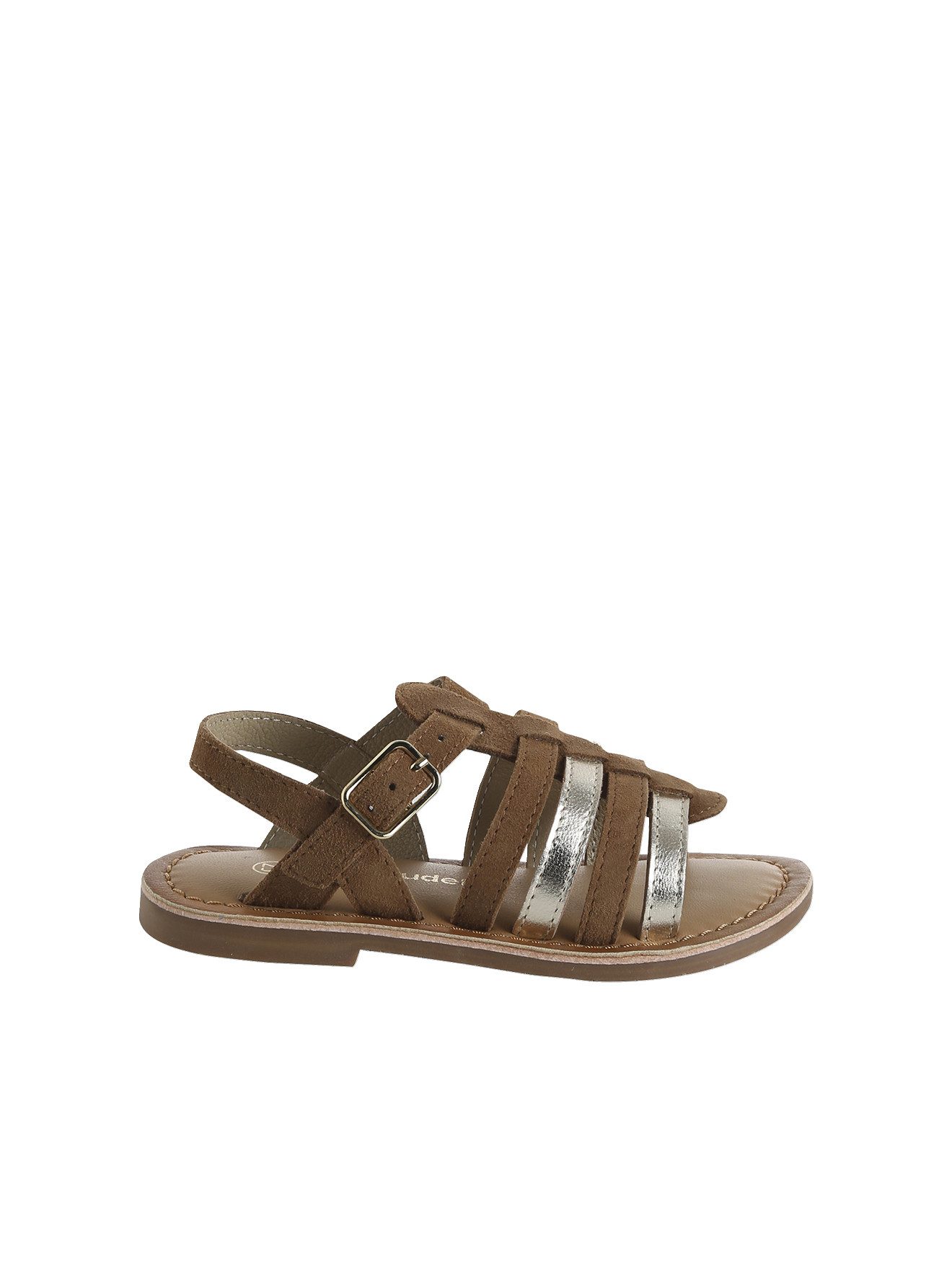 Mädchen Riemchen-Sandalen aus Leder Sandale