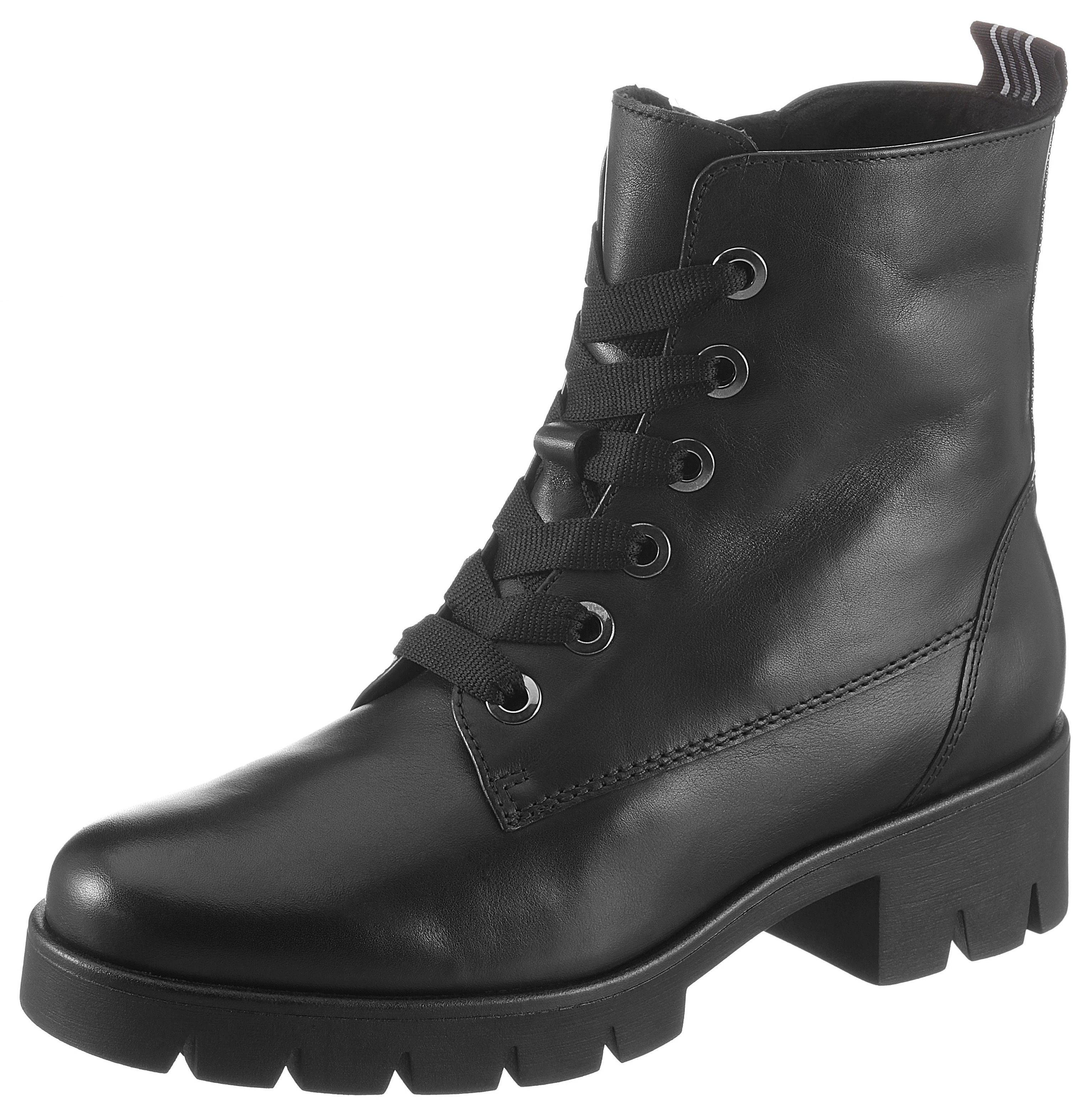 Gabor Schnürstiefelette, Blockabsatz, Plateau, Schnürboots mit günstig online kaufen