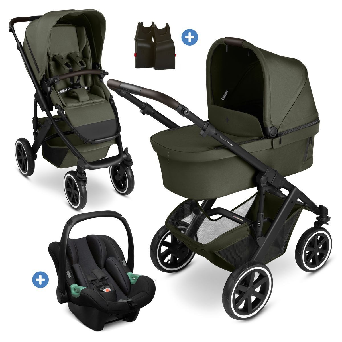Kombi-Kinderwagen Salsa 5 Air - Pure - Avocado
