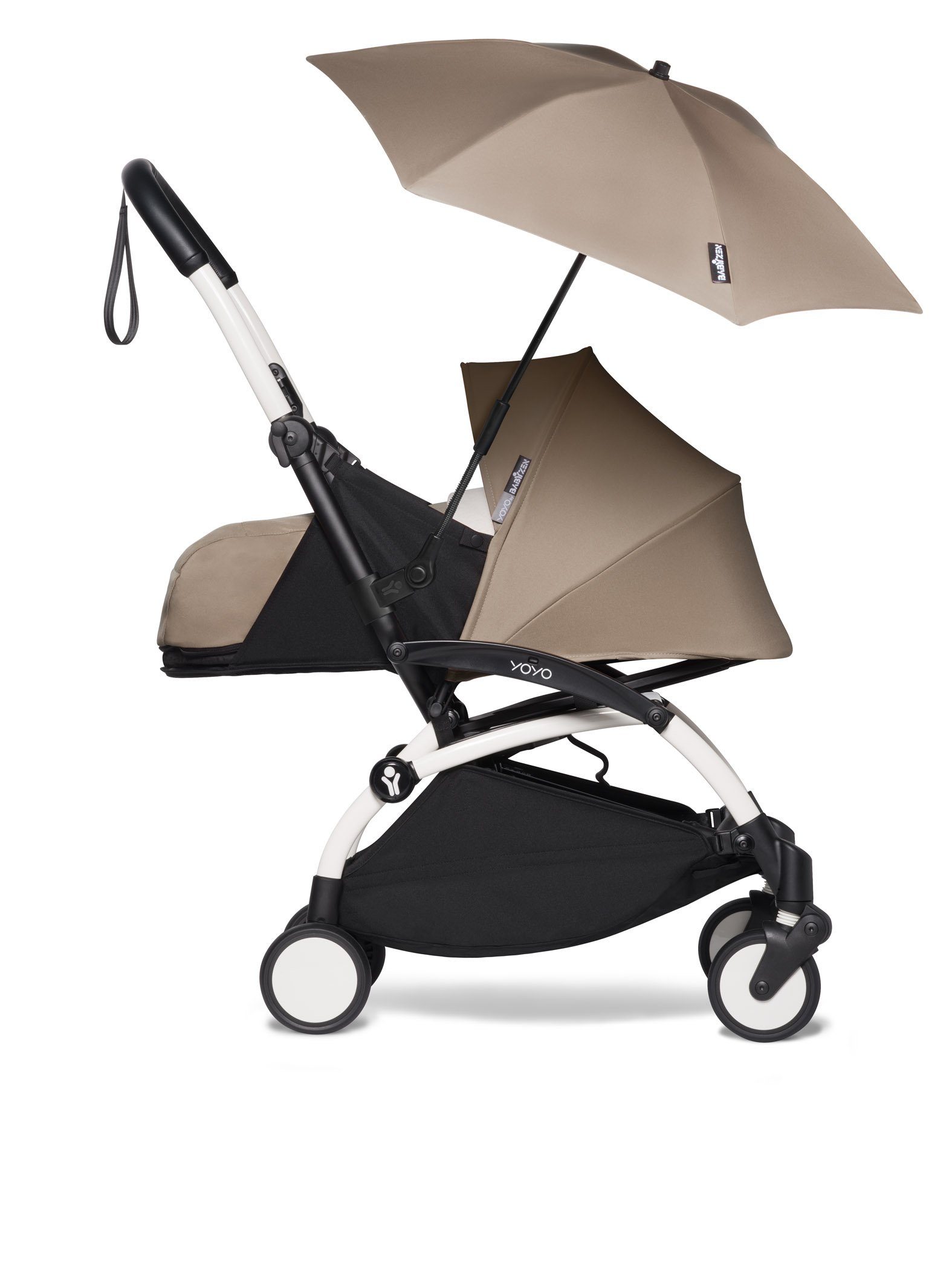 BABYZEN Kinderwagenschirm Sonnenschirm / Regenschirm Gestell das YOYO Taupe für