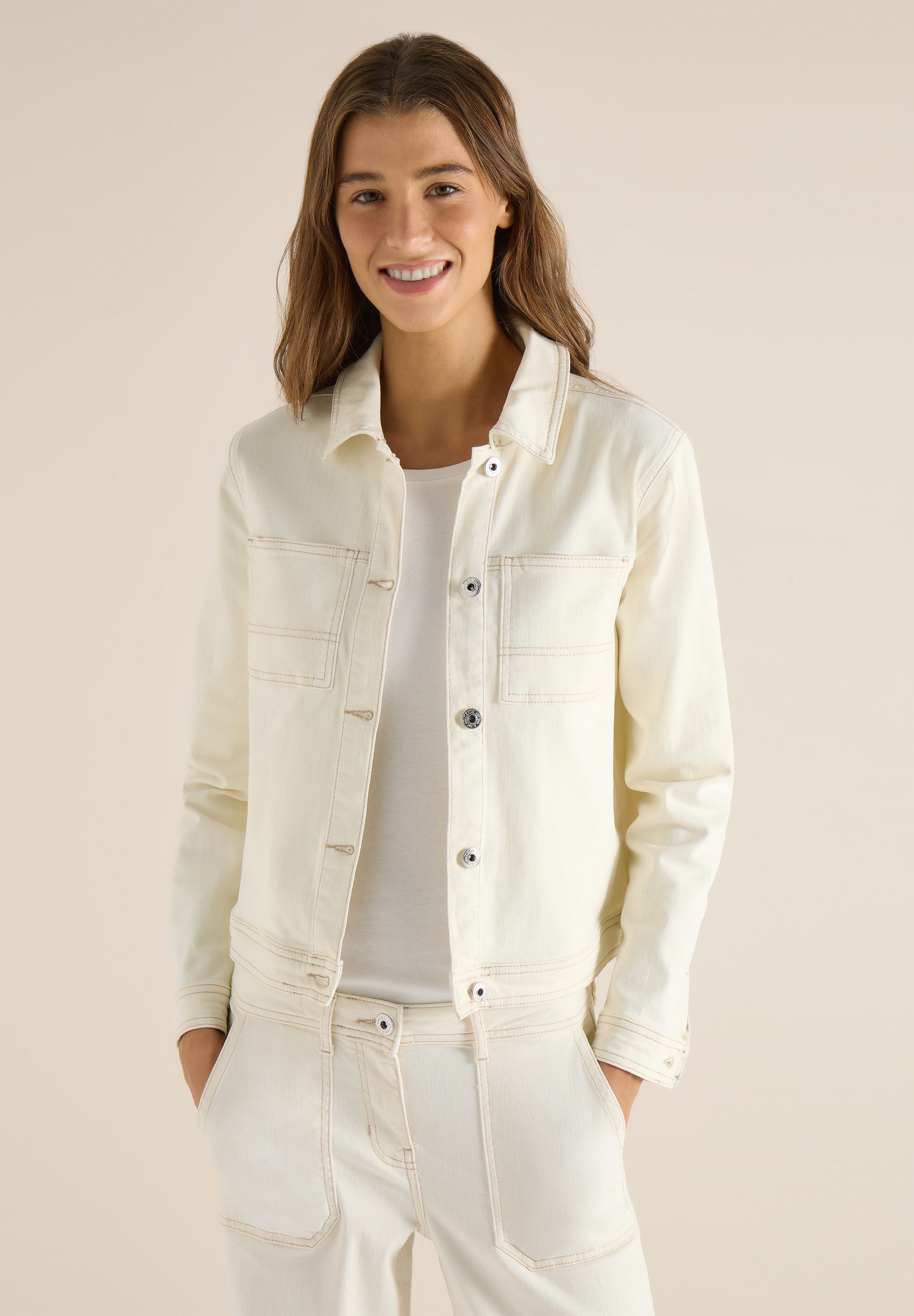 CECIL Jeansjacke in Denim-Optik günstig online kaufen
