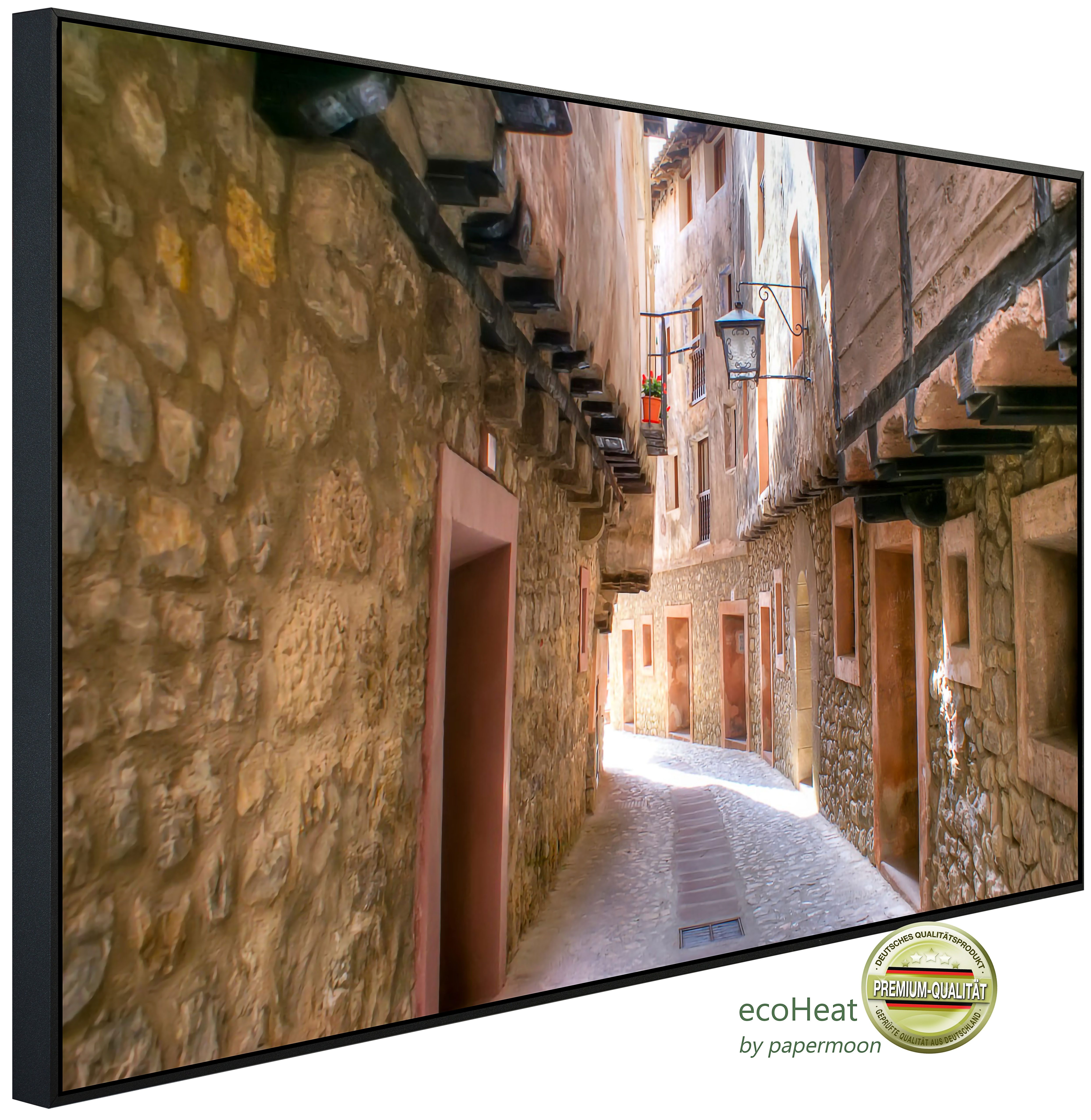 Papermoon Infrarotheizung INFRAROT-BILD-HEIZUNG, Altstadt, TÜV-Rheinland/GS zertifiziert, angenehme Strahlungswärme