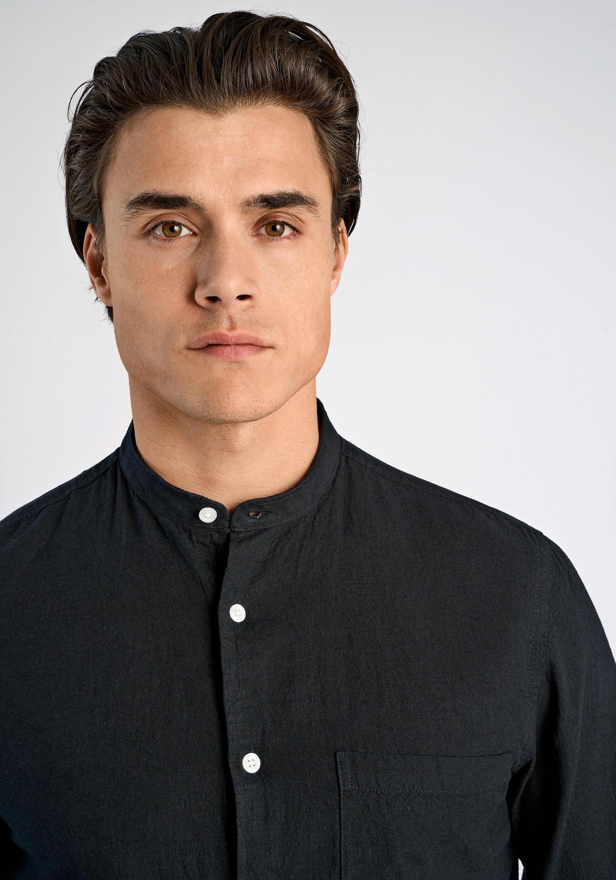 LINDBERGH Leinenhemd Leinenhemd (Langarm) Slim Fit