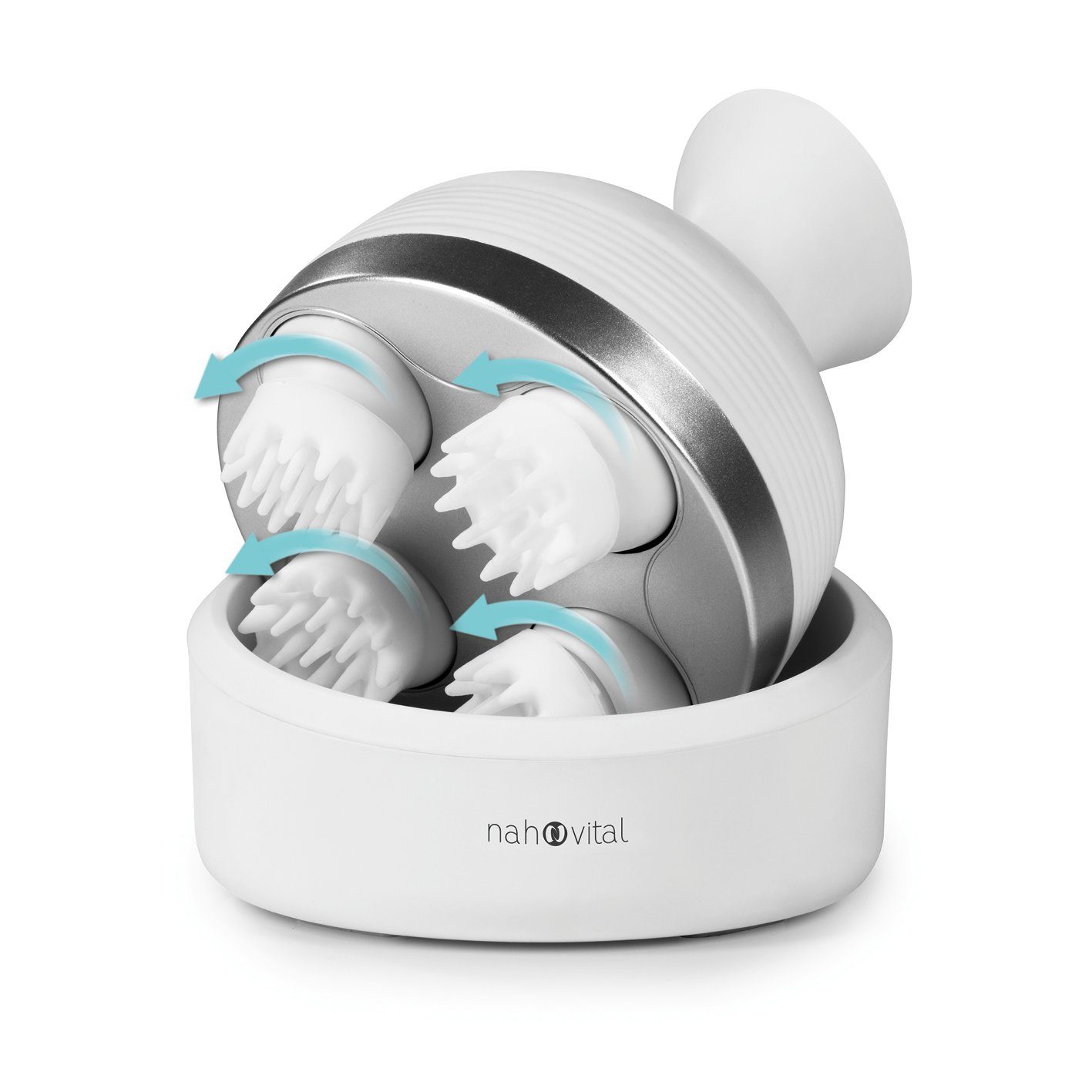 nah-vital Massagegerät elektrisches Kopfmassagegerät - 360°-Rotationsmassage