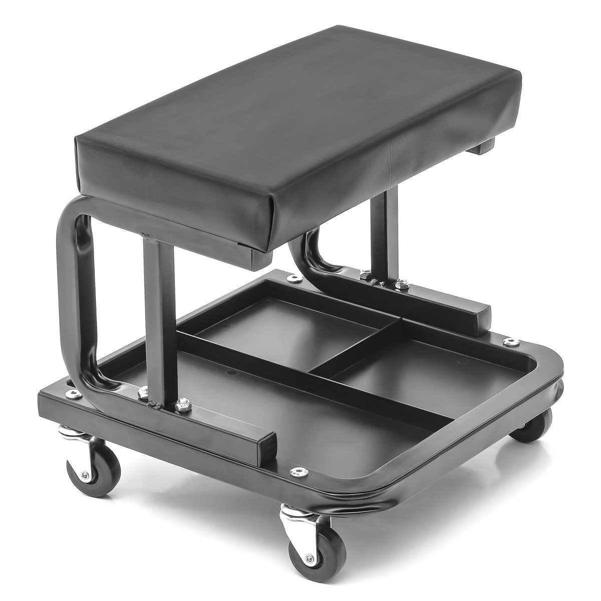 ConStands Werkstattwagen Werkstatthocker mit Rollen WS3 # Werkstattstuhl schwarz