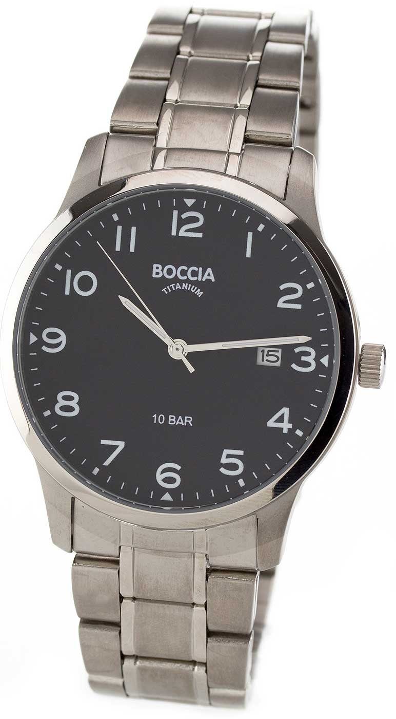 Quarzuhr Herrenuhr - Boccia Modell: 3621-01